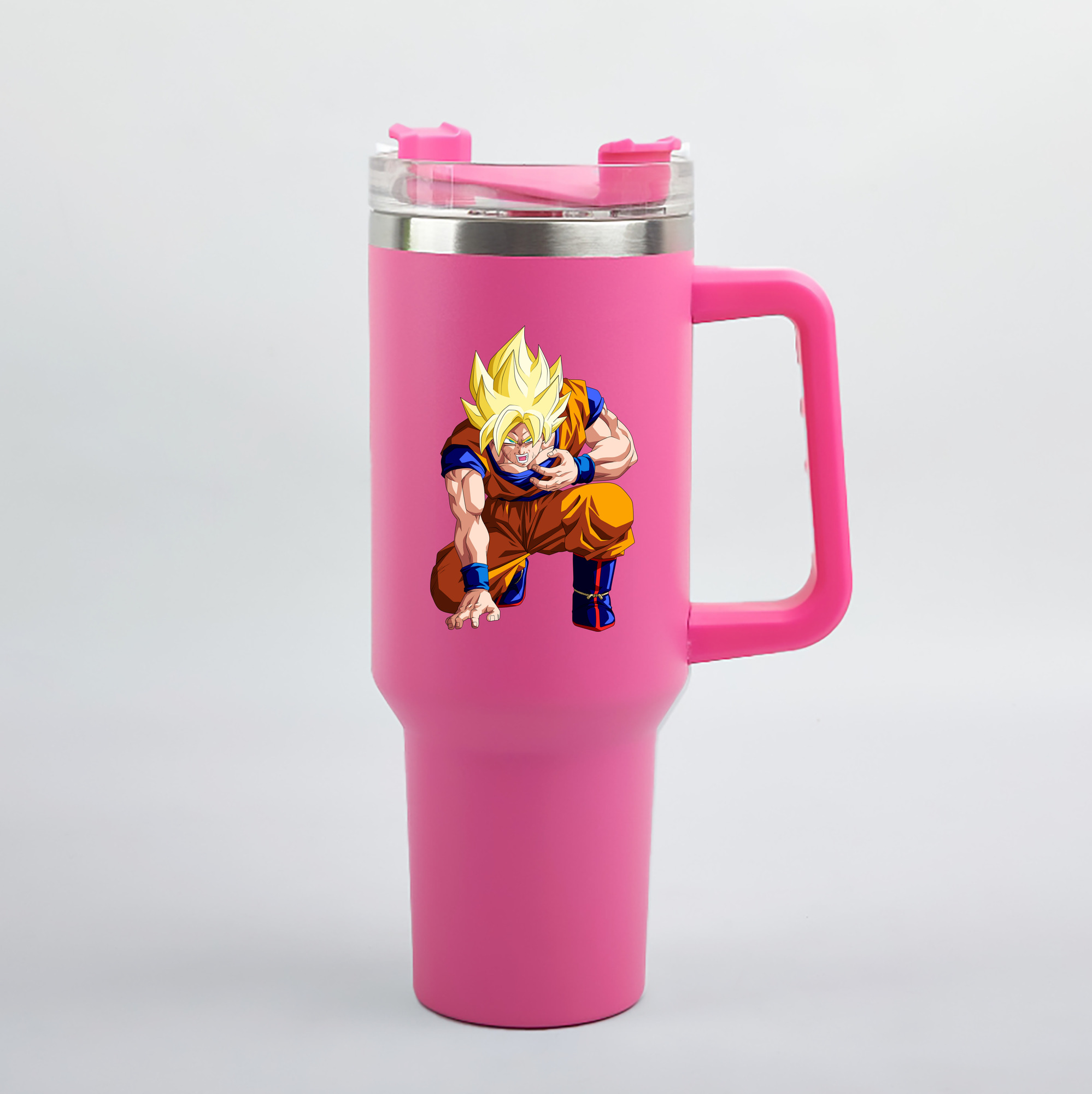 （画像用） ドラゴンボール 孫悟空（そん ごくう）Son Goku カカロット DRAGON BALL Kakarotto 1200mL車用タンブラー（カラープリント）